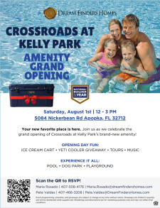 You're Invited: Crossroads at Kelly Park Amenity Grand Opening