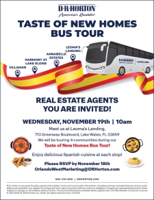 You're Invited to Taste of New Homes Bus Tour!
