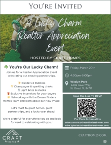 You&rsquo;re Our Lucky Charm ☘️ Join Us for Builders & Bubbles