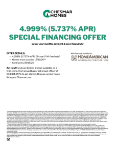 4.99% Interest Rate*