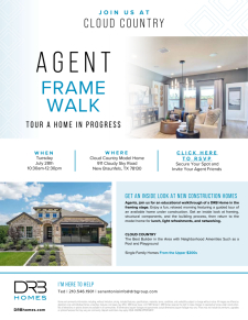 Agent Frame Walk & Lunch at Cloud Country