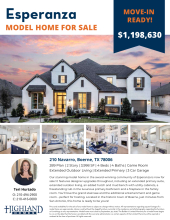 Model Home for Sale in Esperanza