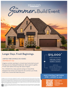 The Summer To Build Event