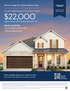 Up to $4,000 Lender Credit on Select Homes
