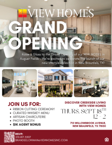 Model Home Grand Opening in August Fields