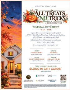 🎃 All Treats, No Tricks at The Crossvine | Tour 4 Builders & Win $1,000 in Gift Cards
