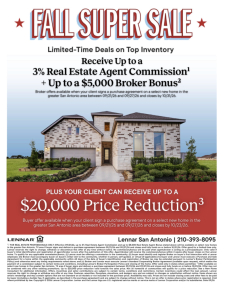 💰🍂 Brokers: Earn Up to 3% Commission + Up to $5K Broker Bonus This Fall! 💰🍂