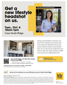 📸 Free Lifestyle Headshots for Realtors at Casa Verde Ridge