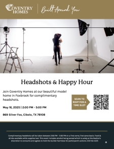 📸 Join Us for Complimentary Headshots & Happy Hour at Foxbrook!