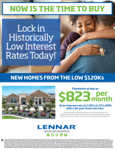 2.5% RATE! Historically Low!