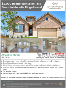 $2,000 Realtor Bonus on This Beautiful Arcadia Ridge Home!