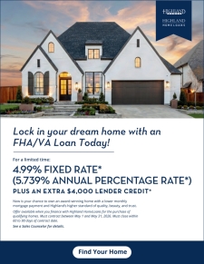 4.99% Interest Rate For a Limited Time!