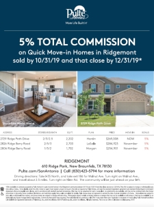 5% Commission in Ridgemont!