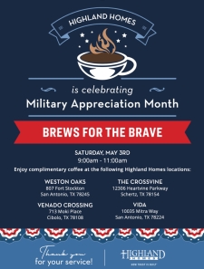 Brews for the Brave with Highland Homes!
