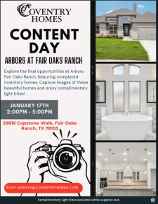 Don’t Miss Out! Final Homes at Arbors Fair Oaks Ranch!