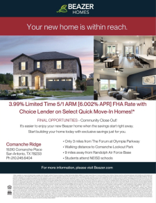 Final Opportunities at Comanche Ridge!