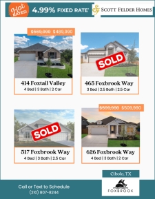 Foxbrook Final Opportunity - 4.99% Fixed Rate