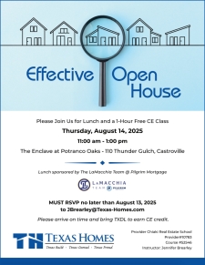 Free CE Class in The Enclave at Potranco Oaks