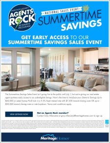 Get Early Access to Meritage's Summertime Savings Sales Event