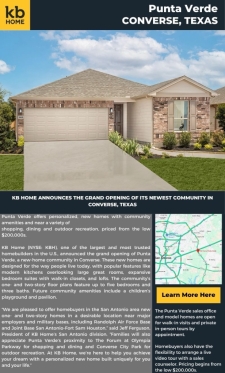 Grand Opening of Punta Verde in Converse, TX