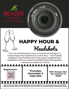 Happy Hour & Headshots at Morgan Meadows!