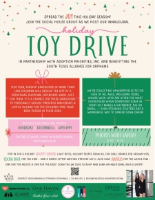 Holiday Toy Drive in Kinder Ranch!
