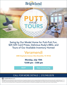 Join Us at Veramendi for Realtor Tours and Putt-Putt Games