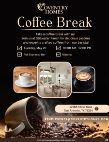 Join Us for Coffee & Pastries at Stillwater Ranch!