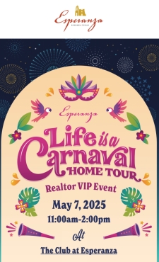 Join us: Carnaval Realtor VIP Home Tour Event on May 7th, from 11 AM to 2 PM