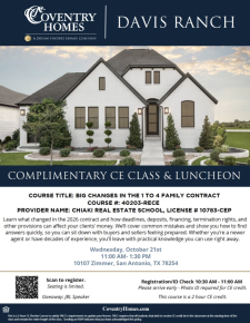 Join us for a complimentary CE class and luncheon at Davis Ranch!
