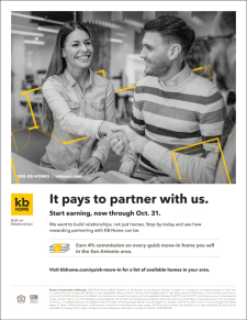 KB Home Paying 4% Commission Now through Oct. 31st.
