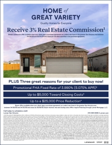 LOW rates on quick move-in homes for your client!
