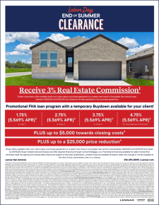 Lennar: Labor Day Mega Sale: 3% commission + SAVINGS for your client!