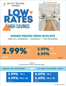 Low Rates, High Savings with Scott Felder Homes