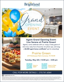 Model Grand Opening! $2,500 Agent Bonus Certificate