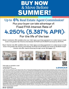 Move NOW and be settled by summer + Up to 6% Commission!