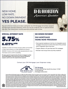 New Home. Low Rate. No Down Payment!