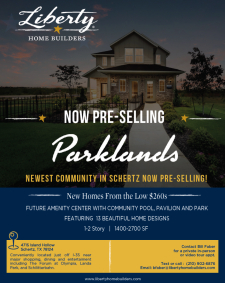 Parklands - Now Pre-Selling in Schertz!