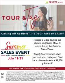REALTOR Tour & Tag Sales Event Sweepstakes
