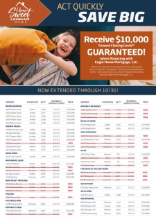 RECEIVE $10K TOWARDS CLOSING COSTS!*