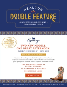 RSVP Today: Drees & Highland Models Open Nov. 17
