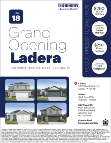 RSVP for our Grand Opening in Ladera, New Homes from $229,000