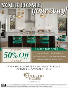 Receive 50% Off Options* - Limited Time Offer