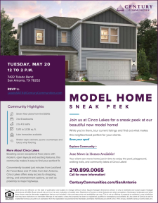 Sneak Peek of Cinco Lakes Model!