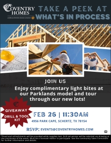 Take a peek at what&rsquo;s currently in process in Parklands!