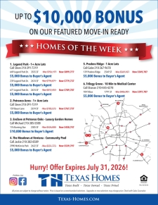 Up to $10K Bonus On These Featured Homes!