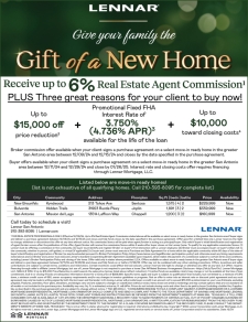 Up to $10k off closing costs for your client!