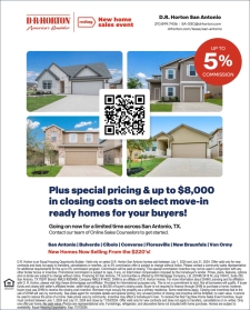 Up to 5% Commission on Red Tag homes!