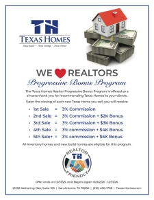 We ❤️ Realtors - Progressive Bonus Program