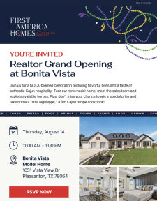 You're Invited to Bonita Vista's Realtor Grand Opening